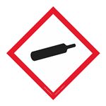 GHS Pictogram Placard - Gas Cylinder